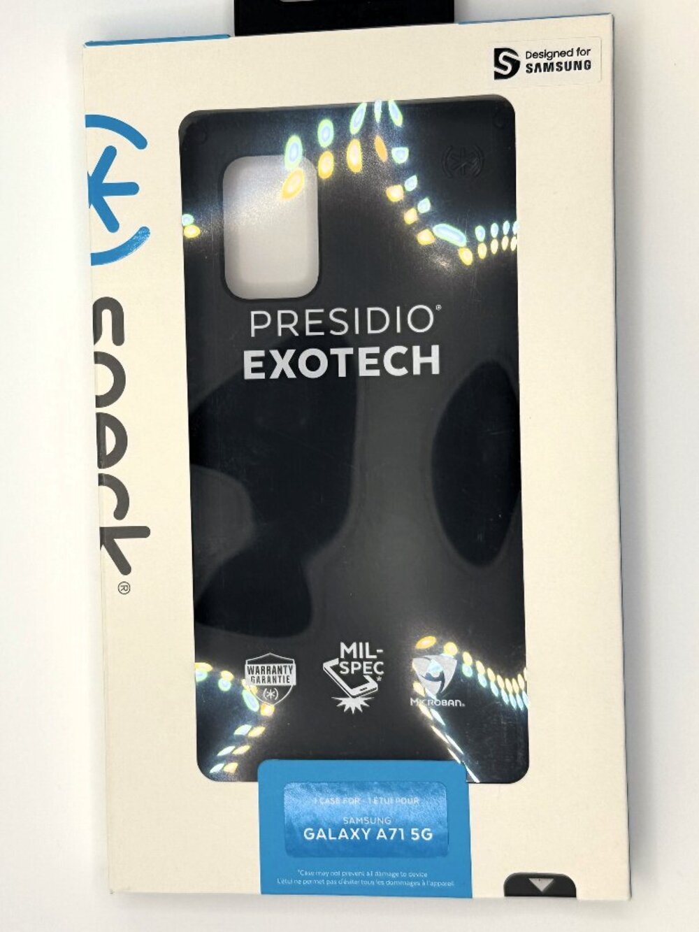 New speck Samsung Galaxy A71 5G Presidio Exotech Black Phone Case